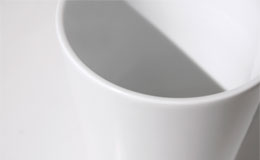 Becher weiss